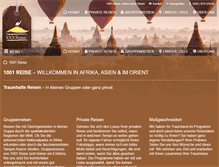 Tablet Screenshot of 1001reise.net